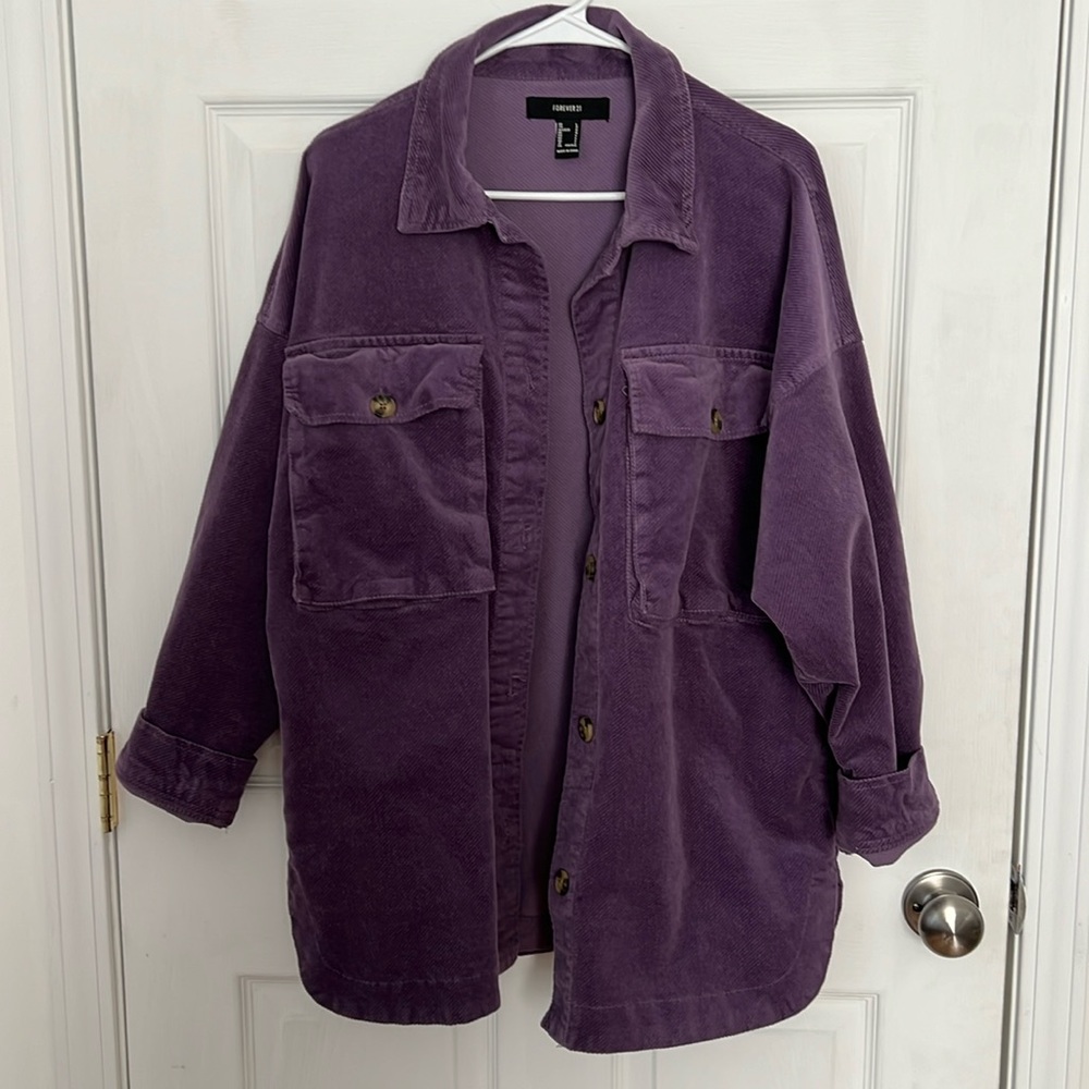 Purple Shacket